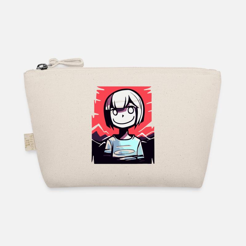 Mignon anime fille sourit Trousse biologique