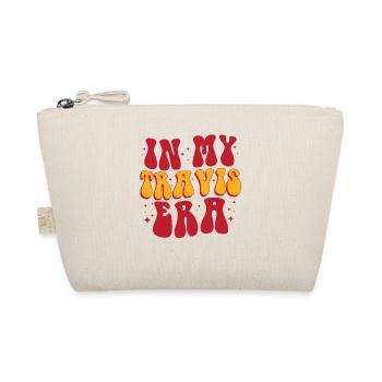Retro Groovy In My Travis Era - Organic Pouch - nature - Front