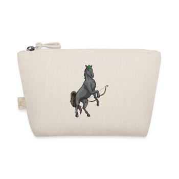 Horse Archer Bow - Organic Pouch - nature - Front