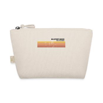 Retro Newport Beach California Vintage Vacation - Organic Pouch - nature - Front