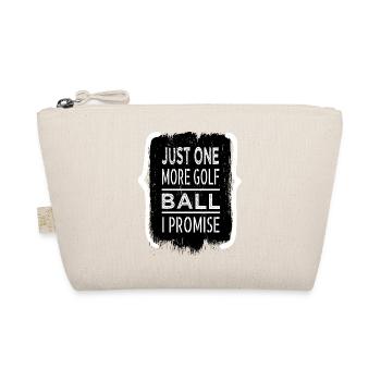 golf ball birthday present idea girlsgolf golfer - Organic Pouch - nature - Front