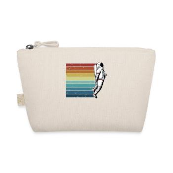 Retro Taikonaut Cosmonaut Spaceship Spaceman - Organic Pouch - nature - Front