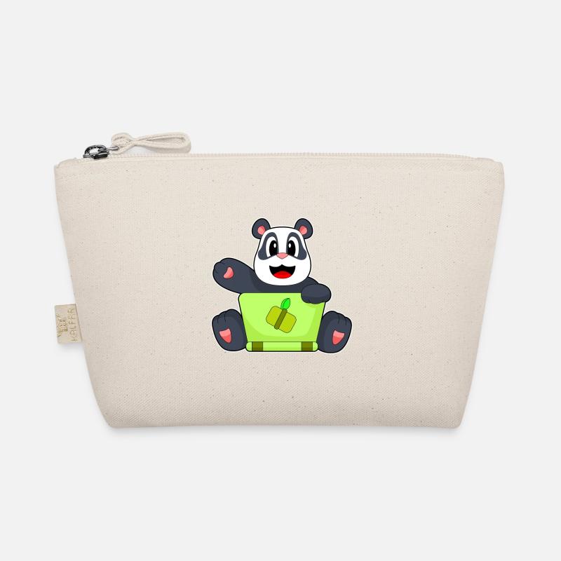 Panda Bamboo Laptop Organic Pouch