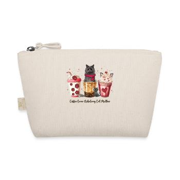 Cute little Coffee and my Nebelung Cat Coffee Cups - Organic Pouch - nature - Front