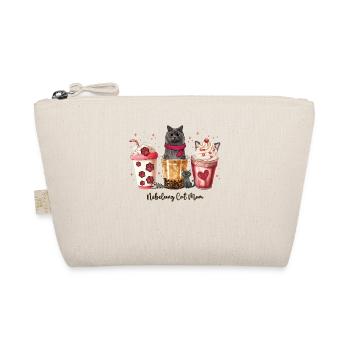 Cute little Coffee and my Nebelung Cat Coffee Cups - Organic Pouch - nature - Front
