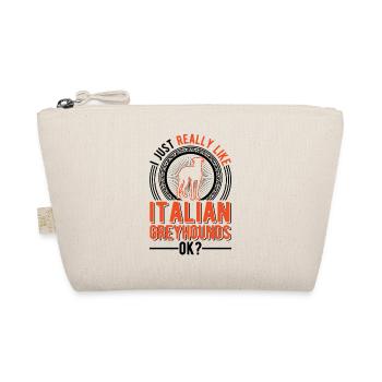 Cadeau de lévrier italien - Trousse biologique - nature - Devant