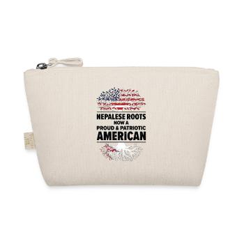 Nepalesischer amerikanischer Patriot USA - Bio-Täschchen - Natur - Vorne