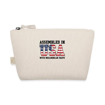 Mosambikanisch Amerikanischer Patriot USA - Bio-Täschchen - Natur - Vorne