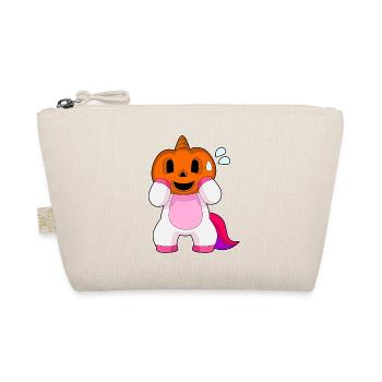 Einhorn Halloween Kübis - Bio-Täschchen - Natur - Vorne