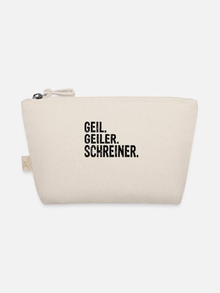 Schreiner Schreiner Handwerk Schreiner Spruch - Bio-Täschchen - Natur