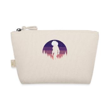 Bigfoot Randonnée Forêt Lune Nuit Ciel Sasquatch - Trousse biologique - nature - Devant