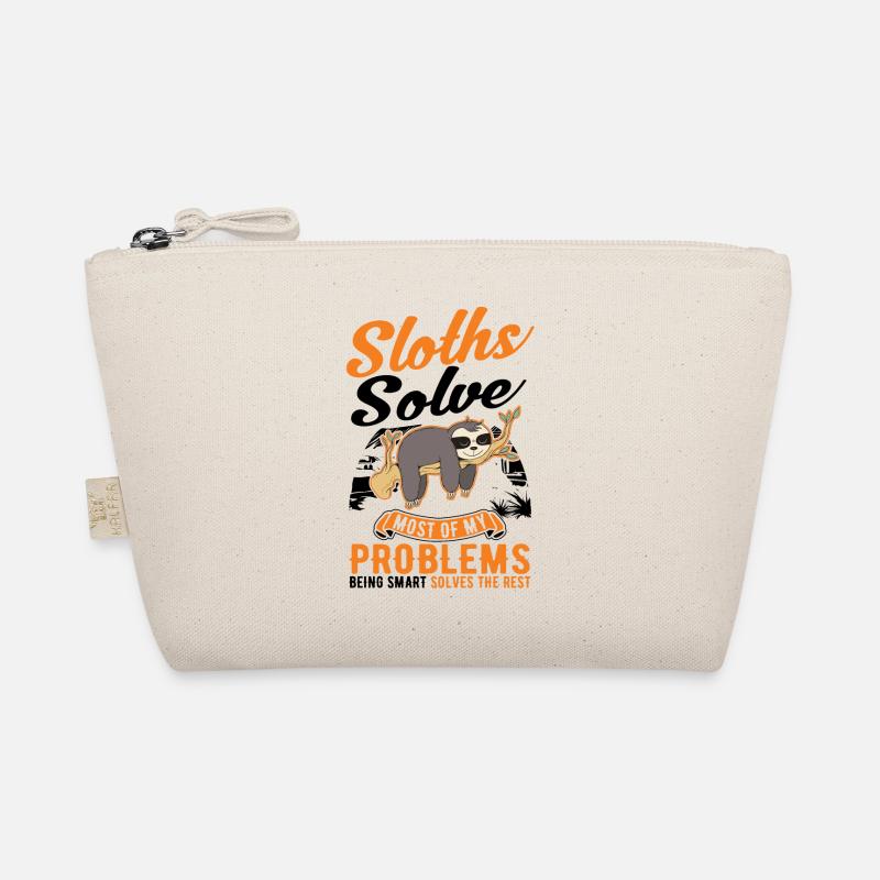 Faultier Geschenk Sloth Bio-Täschchen