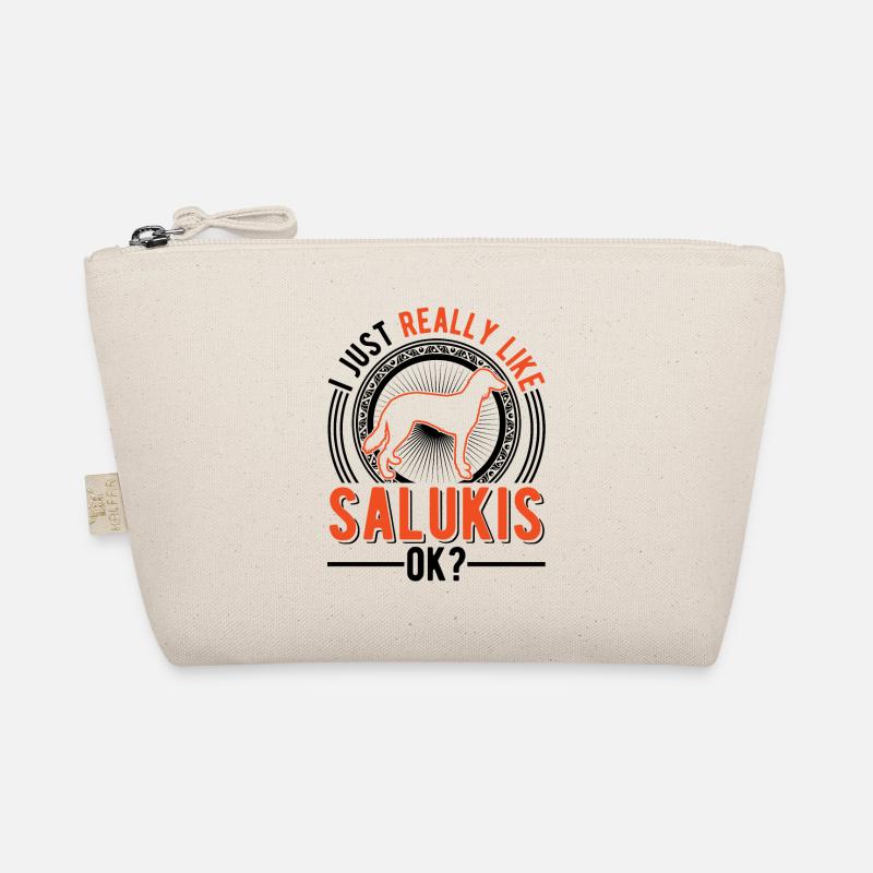 Ich mag einfach Salukis Bio-Täschchen