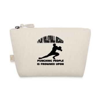 Volleyball Cadeau Volleyball Joueur Volleyball de plage - Trousse biologique - nature - Devant