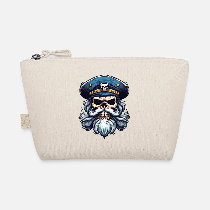 Sailor Skull Skull Captain Ahoy Ship Trousse biologique