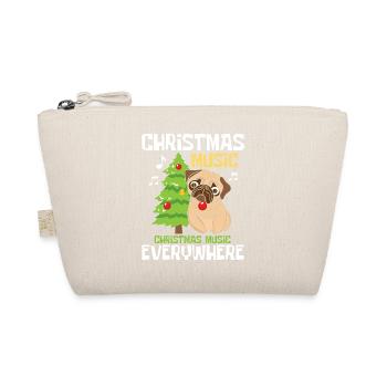 Christmas Music Everywhere - Bio-Täschchen - Natur - Vorne