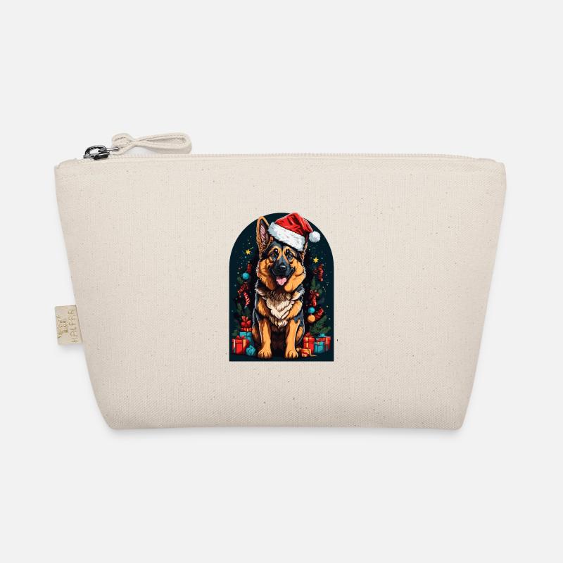 Funny German Shepherd With Organic Pouch