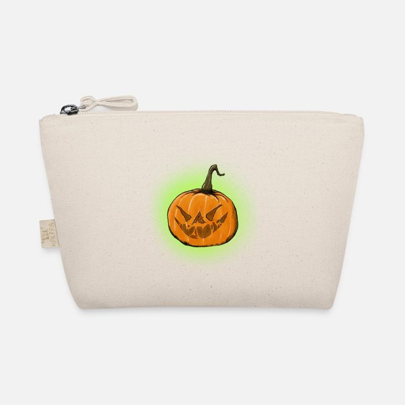 Glowing Halloween Pumpkin Organic Pouch