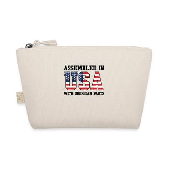 Georgian American Patriot USA Grown Georgia US - Organic Pouch - nature - Front