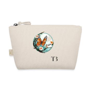 Beautiful butterfly design on the branch - Organic Pouch - nature - Front