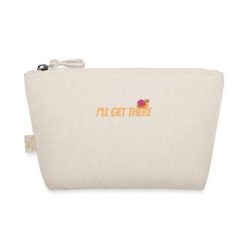 I'll get there snail animal - Organic Pouch - nature - Front