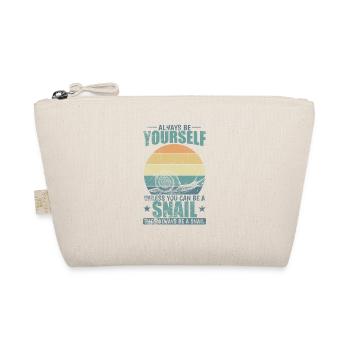 Be a Snail if you can Snail Shell Animal - Organic Pouch - nature - Front