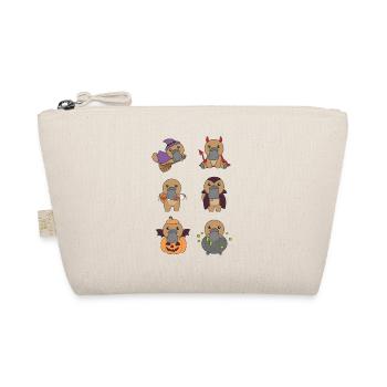 Platypus, Halloween, Devil, Pumpkin, Vampier - Organic Pouch - nature - Front