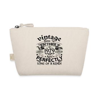 Octobre 1979 | Vintage 1979 | né en Octobre - Trousse biologique - nature - Devant