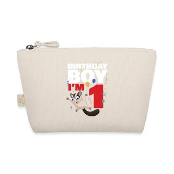 Birthday boy or girl in 2 Sugar Glider - Organic Pouch - nature - Front