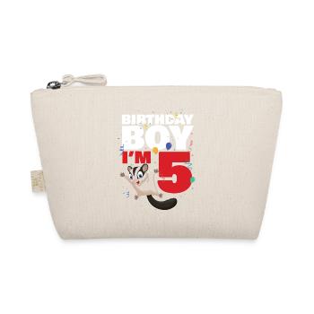 Birthday boy or girl in 6 Sugar Glider - Organic Pouch - nature - Front