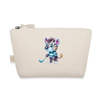 Joueur de hockey sur glace Zebra - Illustration amusante - Trousse biologique - nature - Devant