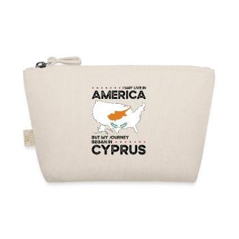 Zypriotischer amerikanischer Patriot USA - Bio-Täschchen - Natur - Vorne