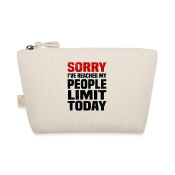 Misanthrope Antisocial Introvert - Organic Pouch - nature - Front