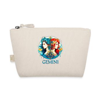 Portez votre signe du zodiaque astrologique avec fierté: Gémeaux - Trousse biologique - nature - Devant
