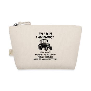 Traktor Bauer Landwirt Beruf Sprüche Geschenk - Trousse biologique - nature - Devant