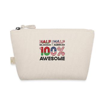 Belarusian American Patriot USA Grown Belarus US - Organic Pouch - nature - Front