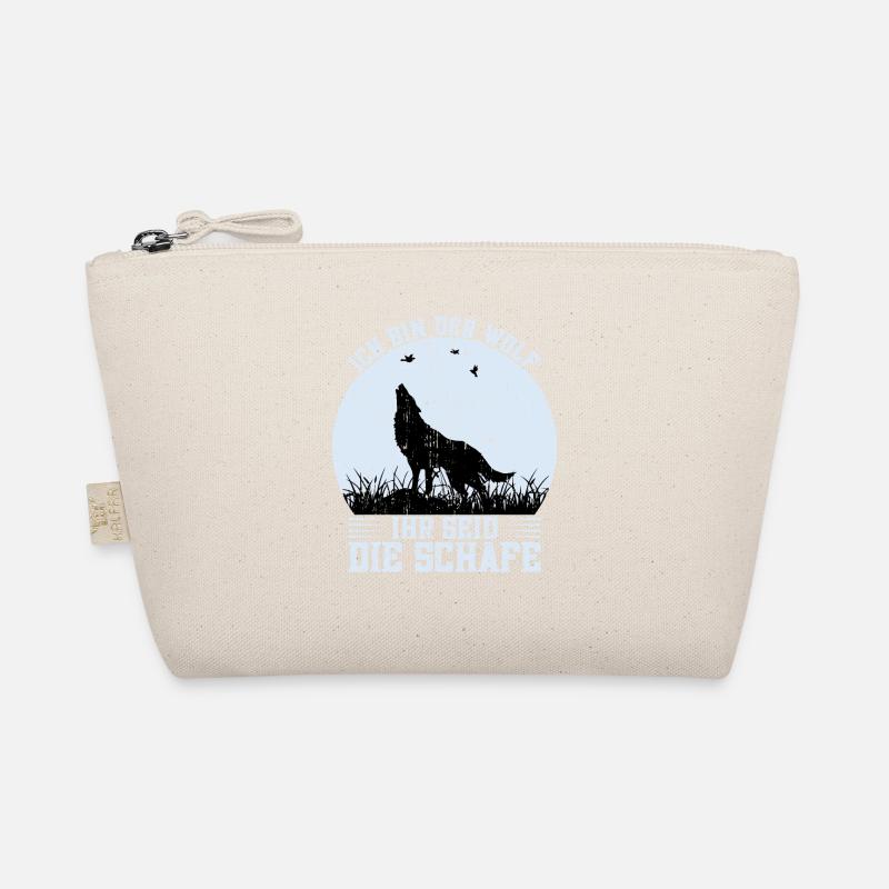 Wolfliebhaber Wolffan Wolf Wolfrudel - Bio-Täschchen - Natur