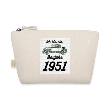 Oldtimer 1951 - Bio-Täschchen - Natur - Vorne