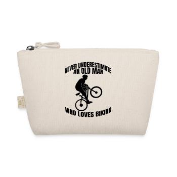 Bicycle Cyclist Cyclist Cycling Cycling - Organic Pouch - nature - Front
