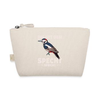 Spechtliebhaber Ornithologe Vogelfreund Buntspecht - Bio-Täschchen - Natur - Vorne