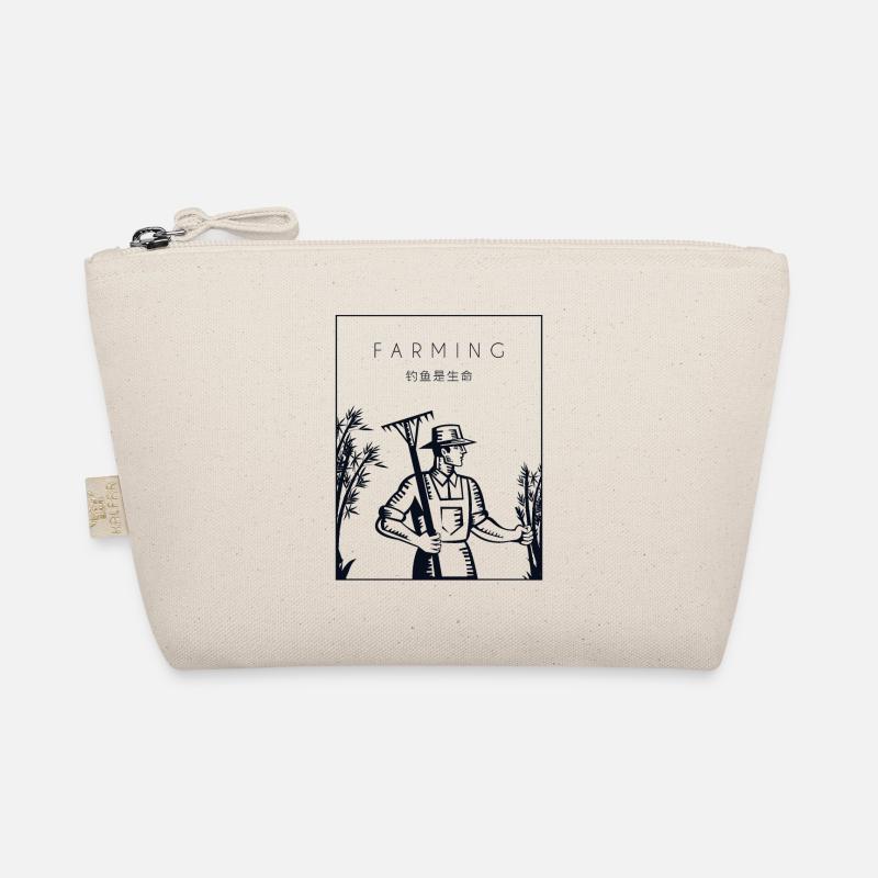 Farming Chinese Hanzi Agriculture Organic Farmer Organic Pouch
