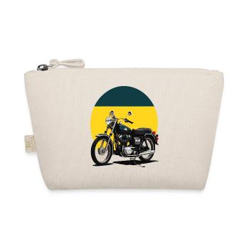 Illustration de moto vintage - Trousse biologique - nature - Devant