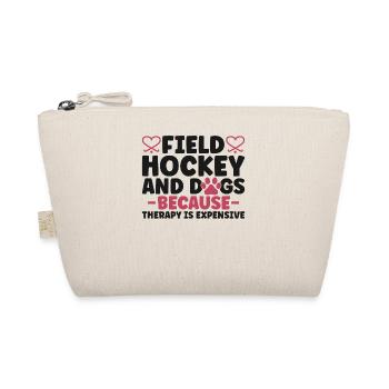 Field Hockey Dog Field Hockey And - Bio-Täschchen - Natur - Vorne