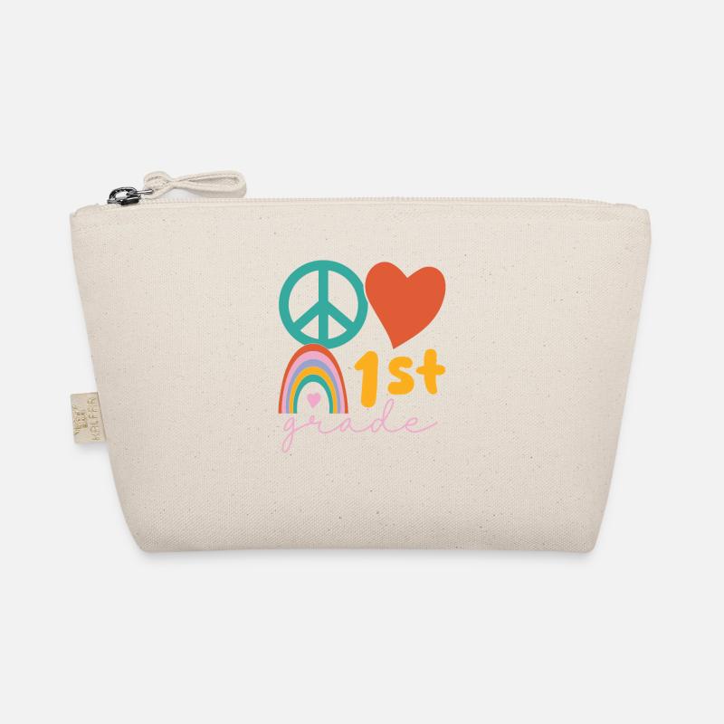 Peace Love Première année 1er jour d’école Mignon Trousse biologique