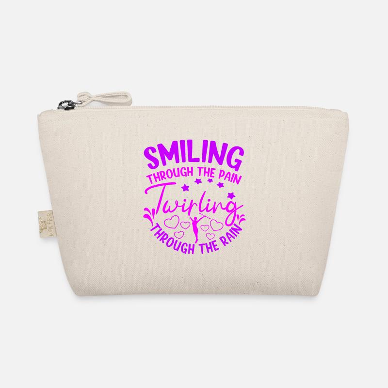 Baton Twirling Through The Rain Baton Twirler Gift - Bio-Täschchen - Natur