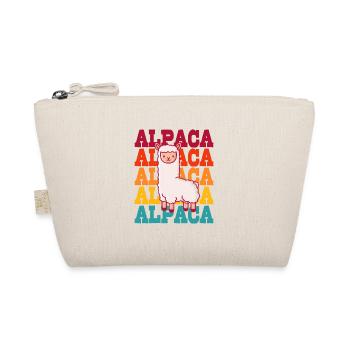 Alpaca Llama Huacaya Pako Alpaca Breeder Alpaca - Organic Pouch - nature - Front