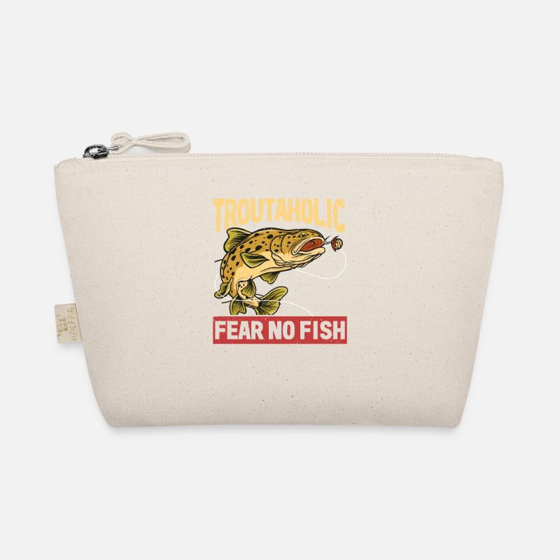 Fischen Forelle Lachs Fischer Angler Barsch Bio-Täschchen