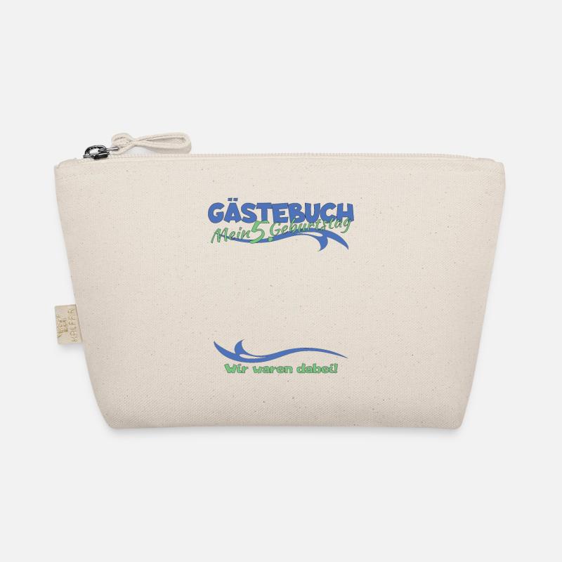 5. Geburtstag Junge & Mädchen Gästebuch Bio-Täschchen