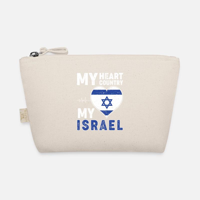 Herz Israel - Bio-Täschchen - Natur