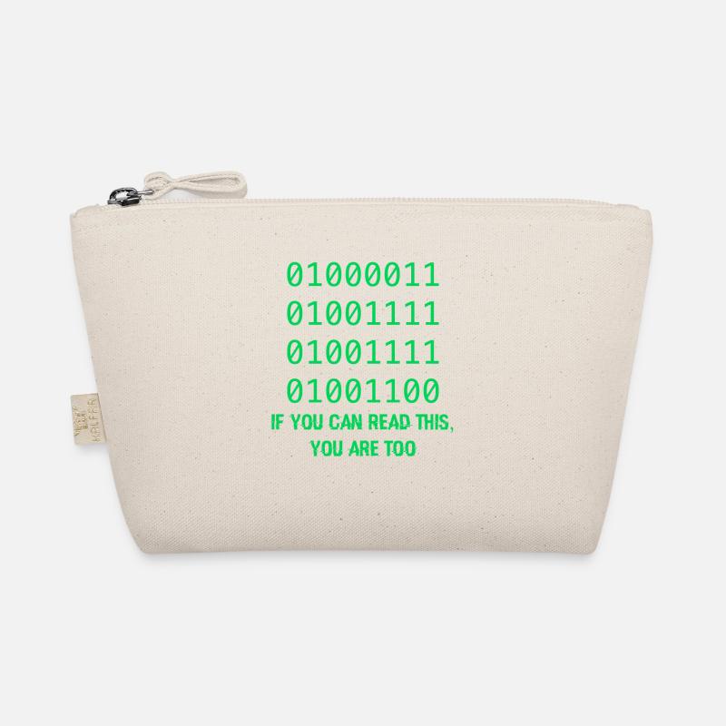 Geschenk für Computer-Binärcode-Entwickler - Bio-Täschchen - Natur